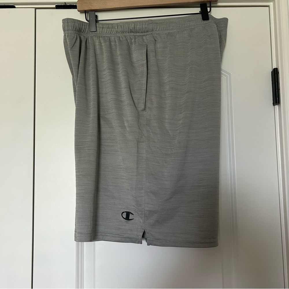 Mens 2 XL Champion Athletic Shorts, Gray